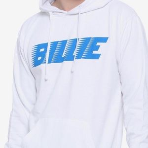 Billie Eilish Blue Racing Blohsh Hoodie Size XXL